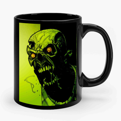 White Zombie Monster Yell Zombie Ceramic Mug