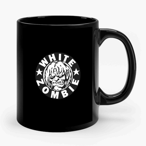 White Zombie Wall Ceramic Mug