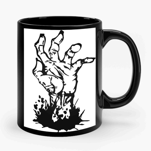Zombie Hand Ceramic Mug