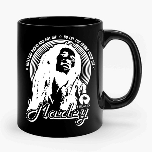 bob marley reggae let the music rock me parodi Ceramic Mug