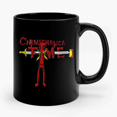 deadpool adventure time chimichanga Ceramic Mug