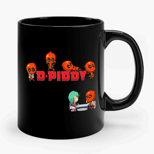 deadpool mini d piddy funny parody Ceramic Mug
