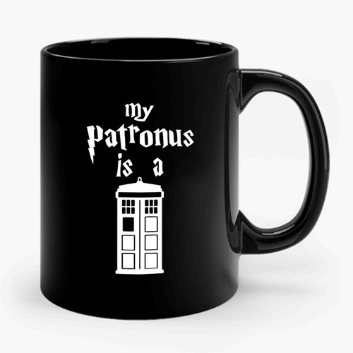 doctor who my patronus is a tardis Ceramic Mug