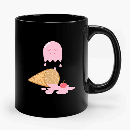 ice cream ghost Ceramic Mug
