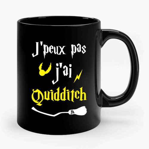 J'peux Pas J'ai Quidditch Harry Potter Ceramic Mug