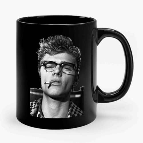 James Dean Glasses & Smoking James Byron Dean 2 Ceramic Mug