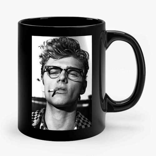 James Dean Glasses & Smoking James Byron Dean Ceramic Mug