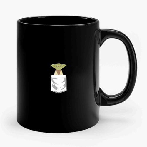master yoda pocket tees star wars Ceramic Mug