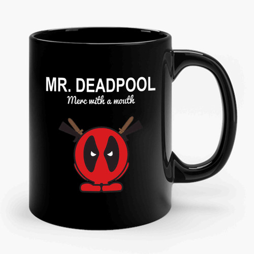 mr deadpool with guns Ceramic Mug