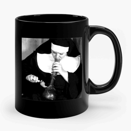 nun bong weed cannabis marijuana Ceramic Mug