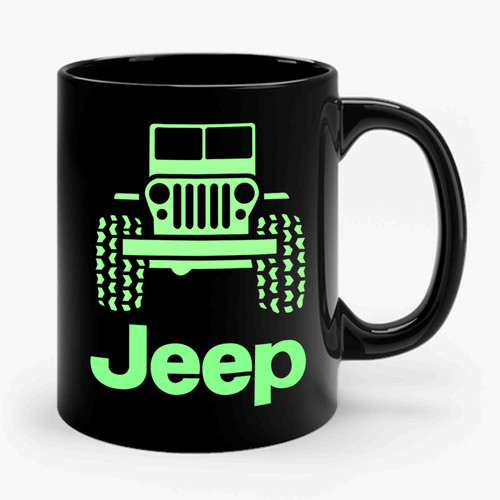 Jeep Off Road 4x4 Jeep Parody Wrangler Driver Ceramic Mug