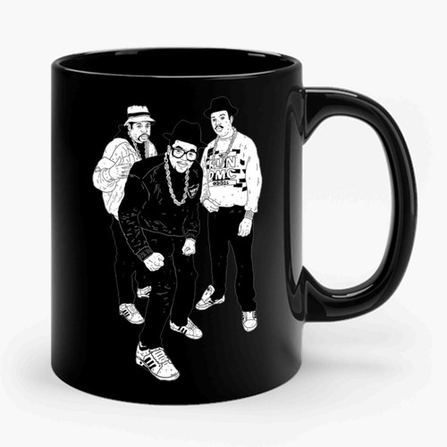 run dmc hip hop art Ceramic Mug