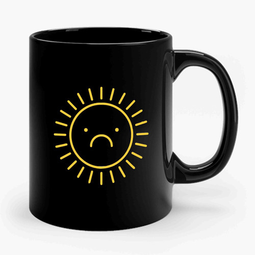 sad sun Ceramic Mug
