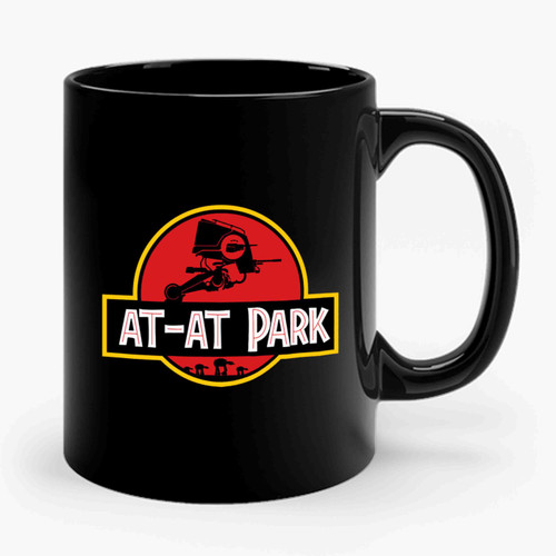 star wars jurassic park parody Ceramic Mug