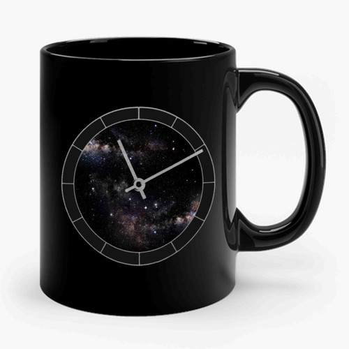 time in the space Ceramic Mug