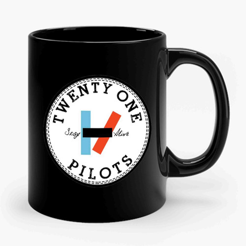 twenty one pilots logo circle Ceramic Mug