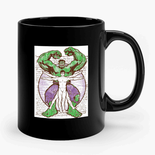 virtruvian superhero hulk 1 Ceramic Mug