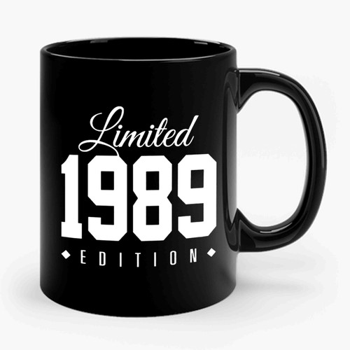 1989 Limited Edition 27th Birthday Party Ceramic Mug
