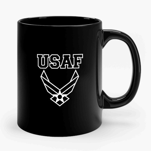 Air Force Mom Gameday Fan Army Navy Usmc Usaf Ceramic Mug