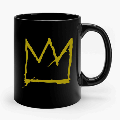 Basquiat Crown Jean Michel Basquiat Andy Warhol New York Tumblr Jay Z Kanye West Ceramic Mug