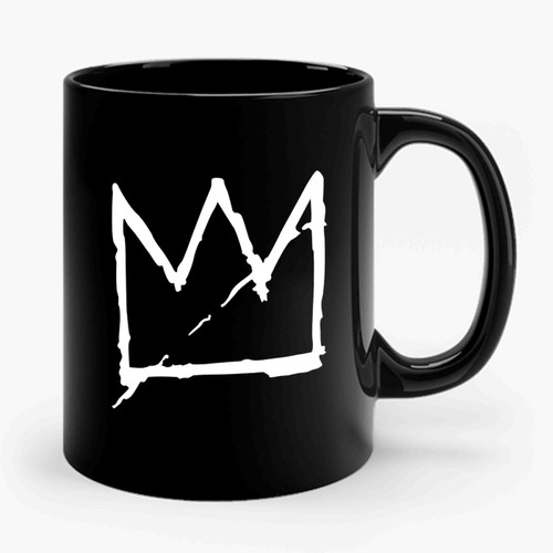 Basquiat Crown Jean Michel Basquiat Graffiti Street Art Andy Warhol Aesthetic Streetwear Tumblr Ceramic Mug
