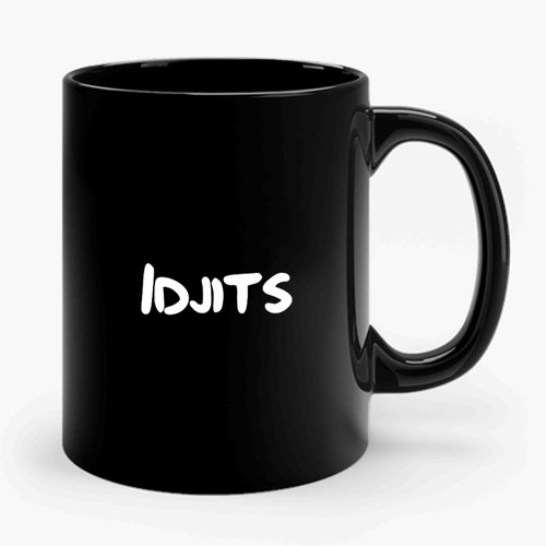 Bobby Singer Idjits Supernatural Fandom Sam Winchester Castiel Ceramic Mug
