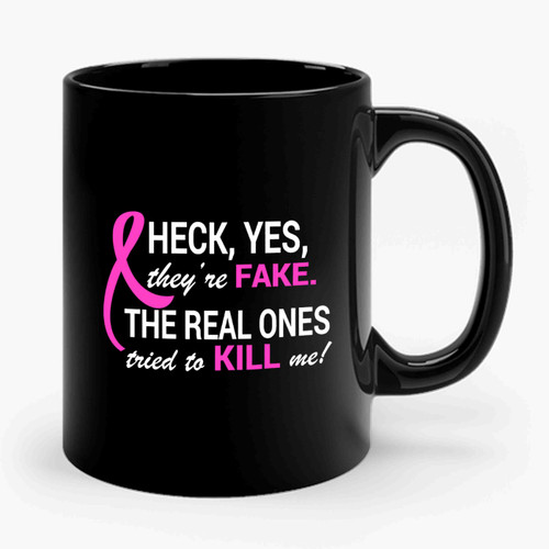 Breast Cancer Awareness Breast Cancer Ribbon Breast Cancer Ceramic Mug