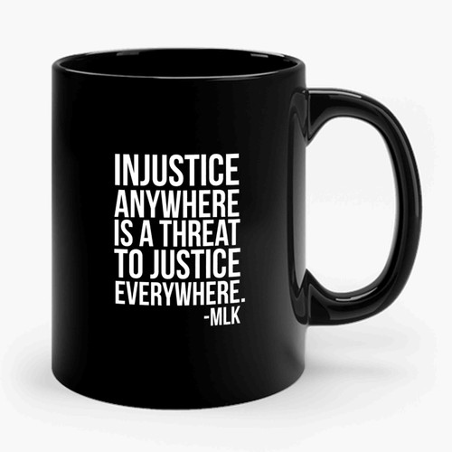 Cam Newton Black Lives Matter Martin Luther King Blm Black Lives Matter Injustice Anywhere Cam Newton Mlk Blm Ceramic Mug