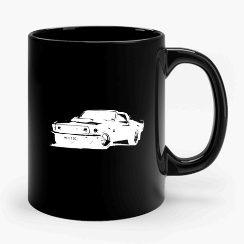 Car Ford Mustang 1969 Muscle Ceramic Mug