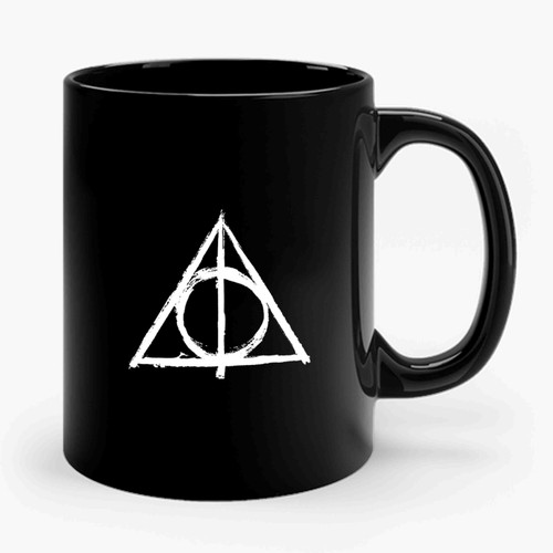Deathly Hallows Harry Potter Great For Comicon Wizarding World Diagon Alley Ceramic Mug