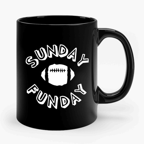 Denver Broncos Sunday Funday Footbal Ceramic Mug
