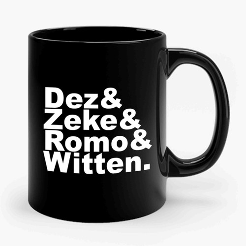 Dez Zeke Romo Witten Dallas Cowboy Bryant Cowboys Ceramic Mug