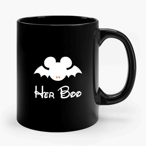 Disney Halloween Minnie Halloween Party Halloween Couples Minnie And Mickey Halloween Her Boo And His Boo 1 Ceramic Mug
