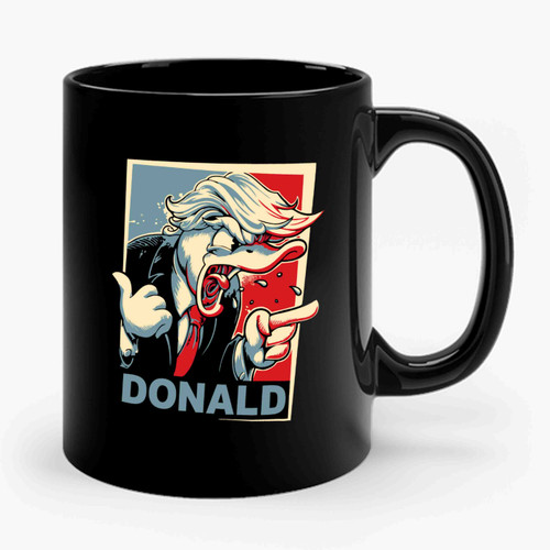 Donald Trump Duck Funny Anti Donald Trump Fuck Donald Trump Ceramic Mug