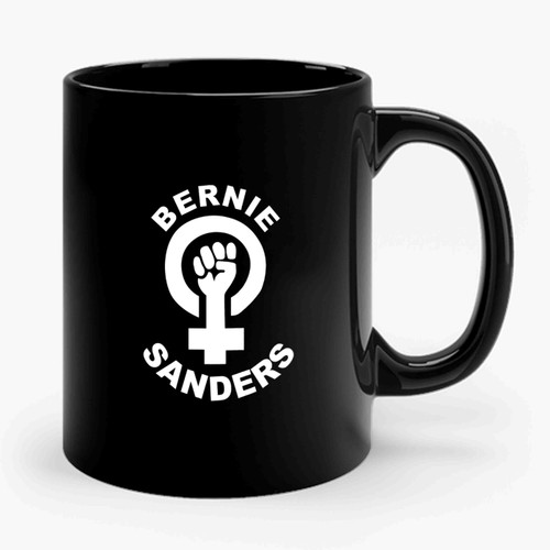 Feminist Fist Symbol Bernie Sanders Ceramic Mug