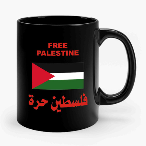 Free Palestine Ceramic Mug