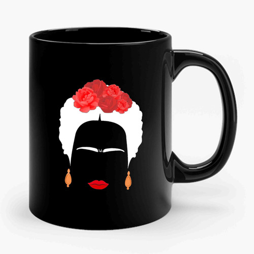 Frida Kahlo Inspired Ceramic Mug