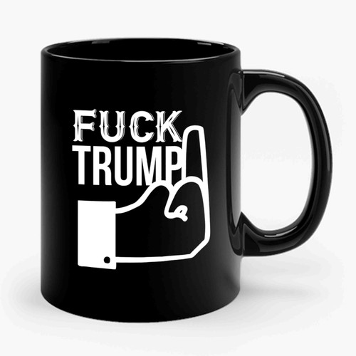 Fuck Trump Icon Ceramic Mug