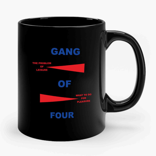 Gang Of Four The Problem Of Leisure What To Do For Pleasure Vintage Rock Band Ceramic Mug