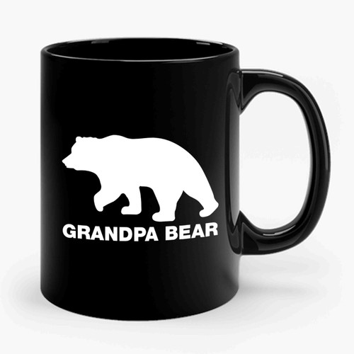 Grandpa Bear Gift for Grandpa Present New Grandpa Ceramic Mug