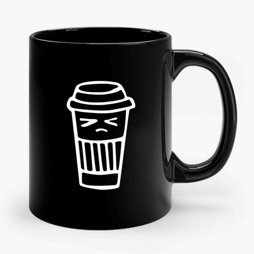 Grumpy Coffee Cappuccino Caffeine Espresso Lattecoffee Addict Ceramic Mug