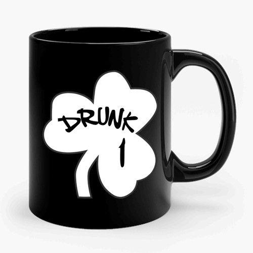 Ladies Drunk St Patricks Day Clover Ladies Party Ceramic Mug