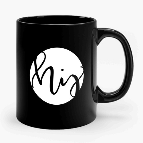 His And Hers Set Engagement Gift Handlettered Design Printed 1 Ceramic Mug