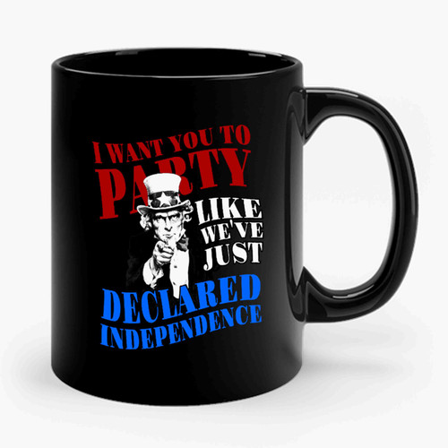 Independence Day 4th Of July Fourth Of July Party Uncle Sam Usa America Patriotic Vintage Ceramic Mug