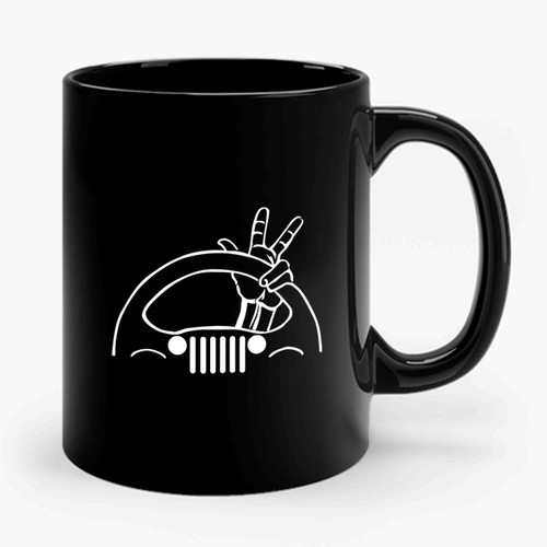 Jeep Wrangler Jeep Wave Jeep Ceramic Mug