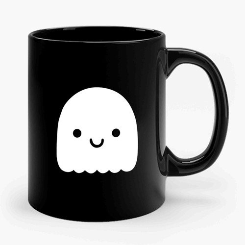 Kawaii Ghost Cute Halloween Graphic Ceramic Mug