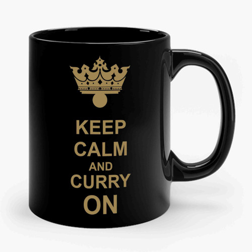 Keep Calm And Curry On Ceramic Mug