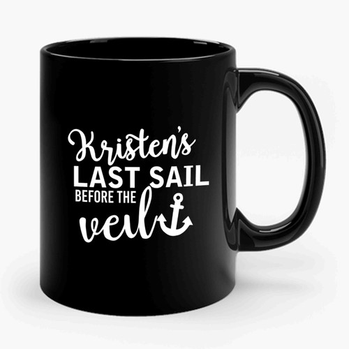 Last Sail Before The Veil Anchor Ceramic Mug