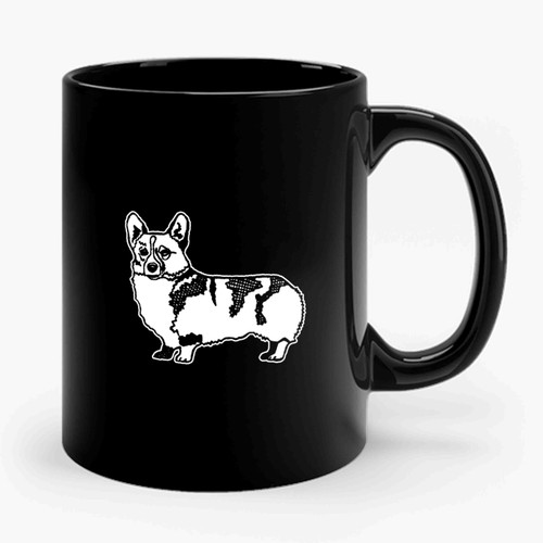 Let Me Think On It Corgi Gift For Corgi Lover Kangaroo Pocket Ceramic Mug
