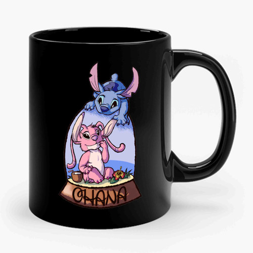 Lilo And Stitch Disney Ohana Lilo Ohana Means Family Hawaiian Disney Vacation Disney Ceramic Mug